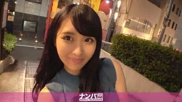 Real amateur, first shoot. Nampa of a grumpy beauty after a failed mixer in Kagurazaka!