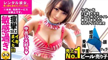 Wherever you touch becomes a sensitive spot (pity). Rent her as your girlfriend, the top-selling beer girl! Completely REC the entire process from seduction to the originally forbidden erotic acts! A pervert who jumps into an adult shop during an Akihabara date. Immediately test-driving the maid cosplay and vibrator purchased at the hotel! She was an ultra-erotic talent who kept cumming violently. Plenty of creampies & begging for a rematch!! [Creampie Begging Girl]