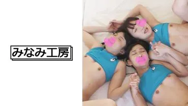 【Flat-Chested×Big Mix-Up○】Erotic Training to Break Records! Sensitive Flat-Chested Track Girls and a 6P Big Mix-Up in the Gym!!