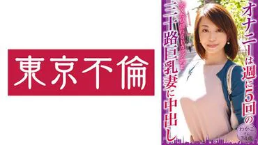 Masturbation 5 times a week with a 30-year-old busty wife and creampie Ms. Wakako, 34.