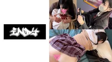Face-showing super rare_Uniform girl with black pantyhose and hidden camera_SEX with a beautiful leg girl I met on SNS