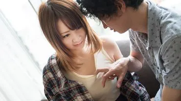 Playing with Sori's soft, fluffy breasts and body in a naughty way.
