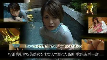 A beautiful widow running a lodging business with wet crotch Harano Sora