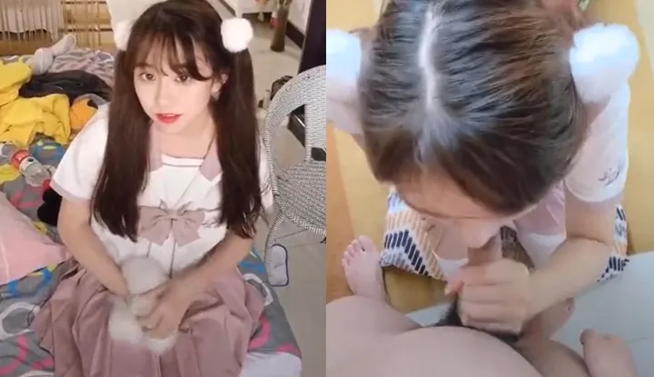 (91 bujianxingkong complete series) - 20 - Transform into Innocent Schoolgirl Slurping that Cock