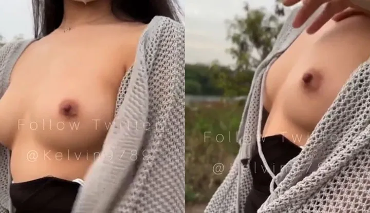 Wild Exposure Vlog, Top-tier Beautiful Breasts Can Actually Be Found in the Wild ~