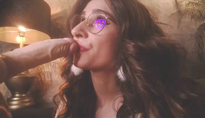 How to make your penis wet by licking it?