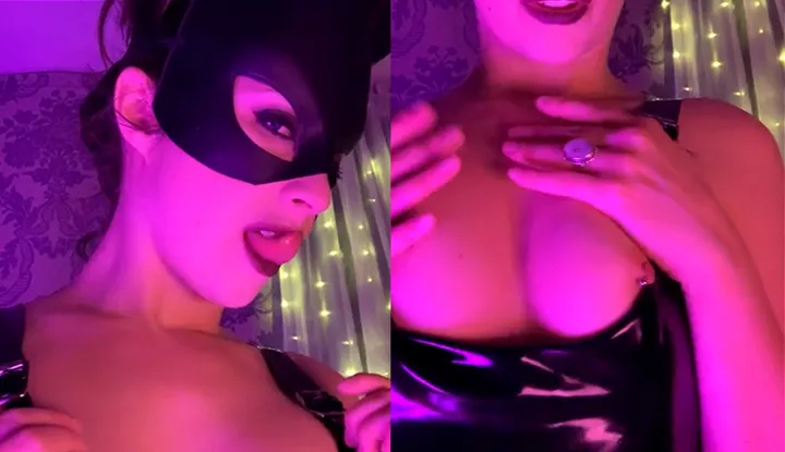 Brookelynne Briar นำเสนอวิดีโอ OnlyFans Latex Femdom CEI ที่รั่วไหล