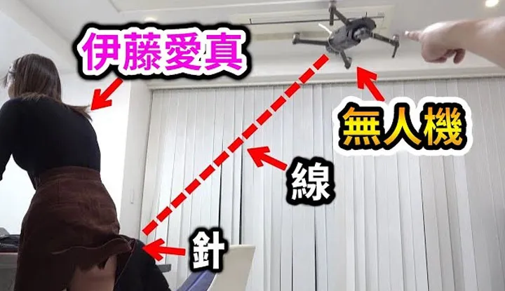 [Raphaël][2021-03-26] Utiliser un drone pour soulever la jupe d'une belle femme et voir tout ce qu'il y a à l'intérieur !
