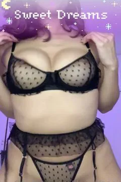 May the busty in a black robe wish you good sleep