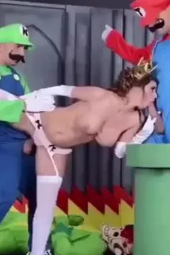 Mario Brothers Takes On Princess Peach!!