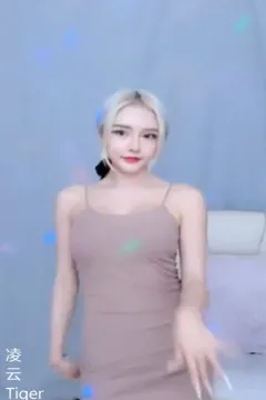 Sexy fair-skinned girl dancing passionately