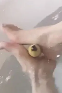 How to train footjob skills with a banana every day?