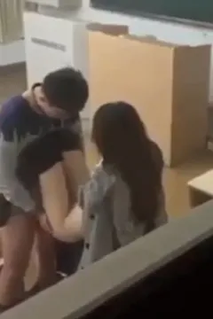 College couples battle classrooms for lovemaking.