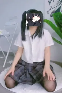 Cute twin-tail JK little Lolita