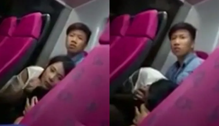 Cặp cm yêu nhau cãi nhau trên xe buýt.