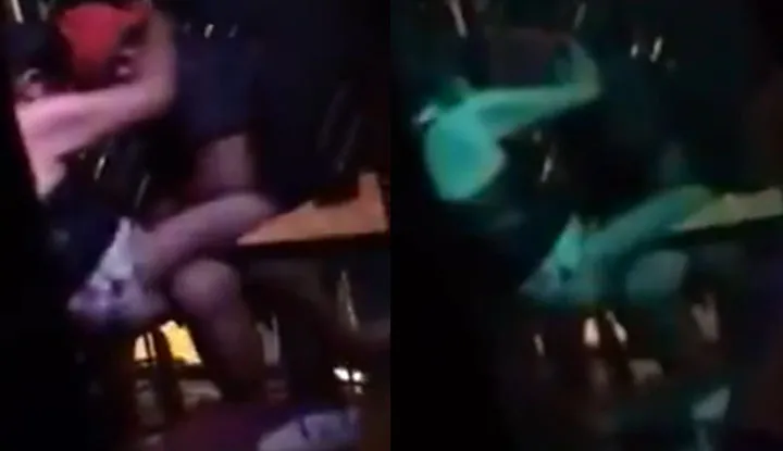 The couple secretly dated in the pub.