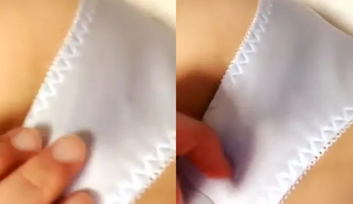 College girl's libido is super strong! Her young and perfect breasts! Rubbing her beautiful breasts made her wet: she needs to be filled up!