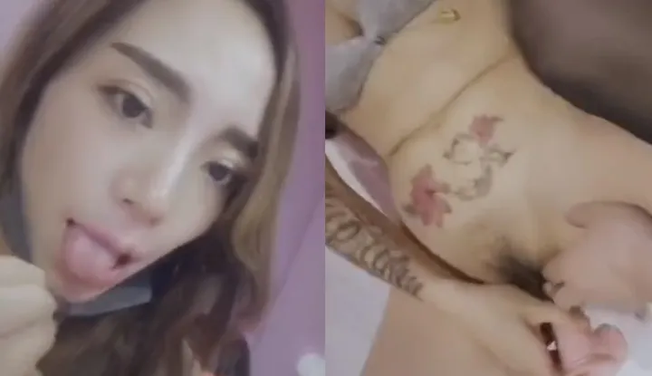 Welcome to MeiMei's Filthy Erotic Paradise!! Sizzling Hot Awesome Threesome Show with Closeup Bareback Thrustings!! 2 Girls on 1 Guy Thick Bodily Fluids Exchange (6)
