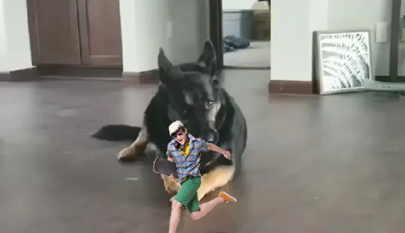 傻傻毛小孩~不要偷咬妈妈的男朋友QㄇQ