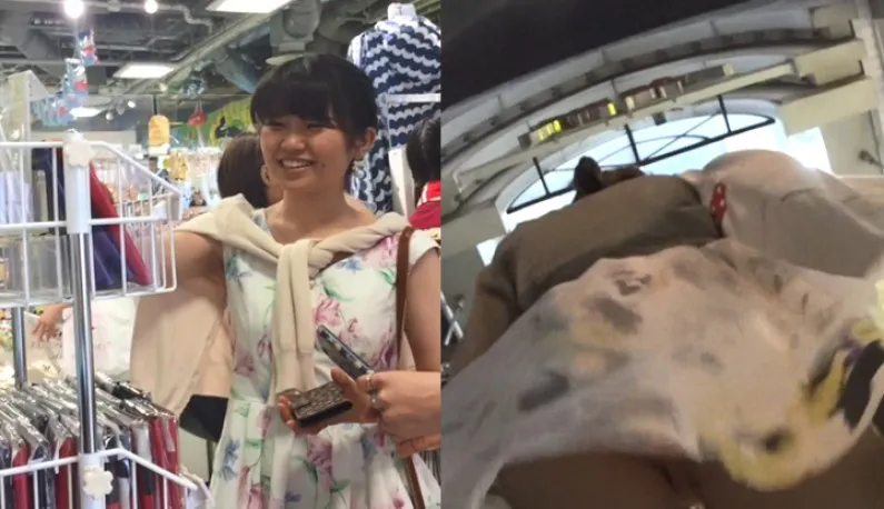 แอบถ่ายใต้กระโปรงสาวๆ อย่างชัด 56