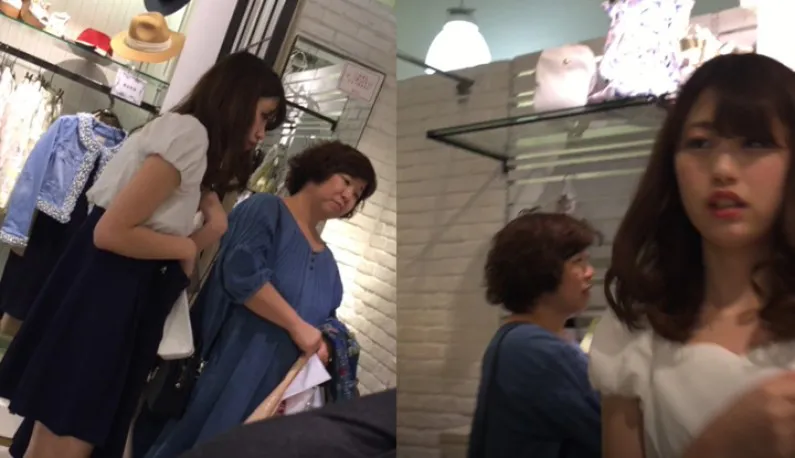 แอบถ่ายใต้กระโปรงพนักงานสาวๆ 52