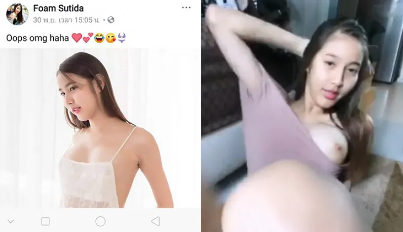 [Südostasien] Thailändischer hübscher Mädchen-Moderator ~ Online-Nackt-Chat mit Pate durchgesickert ~ (3)