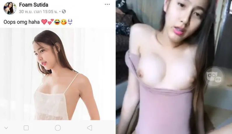 [Đông Nam Á] Hot girl streamer người Thái Lan ~ trò chuyện khỏa thân với bố già trên màn hình trực tuyến chảy ra ~ (7)