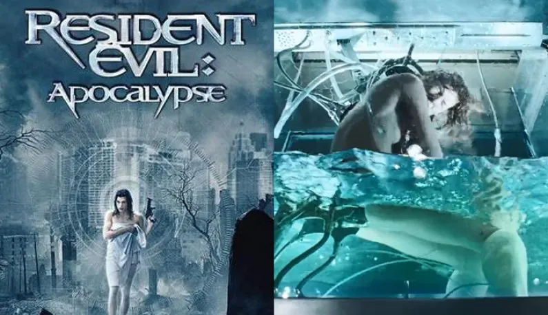 [Europa und Amerika] Film 'Resident Evil 2: Apocalypse' Mila Jovovich nackte Szenen!!