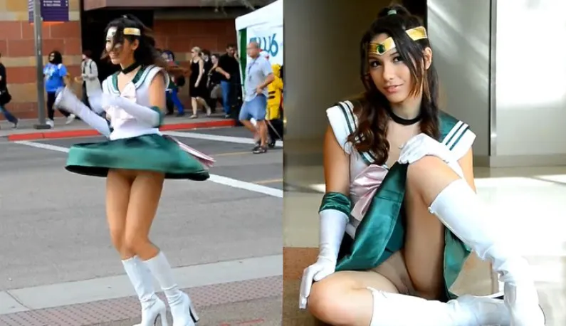 [European/US] Ever Seen the Vag of Sailor Jupiter?? Hottie Coser Takes on the Challenge of Naturally Revealing Her Pussy in All Kinds of Scenarios!!
