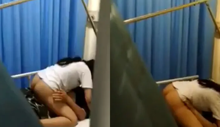 Dịch vụ bệnh viện là tuyệt vời! Giường bệnh tiếp theo "Chị y tá cưỡi lên" ... Làm việc chăm chỉ mới có kết quả