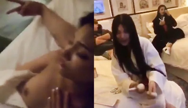 Im Internet viral! Außenstehende Frauen sind zu stark - Sheraton hat eine Nacht mit 6 Männern und 600 Minuten langem Hauptfilm der Frau enthüllt (1)