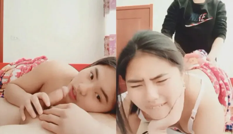Cặp đôi nhí bang bang bang live show ~ Bạn gái quên ăn gà ~ cuồng nhiệt với bạn trai !!
