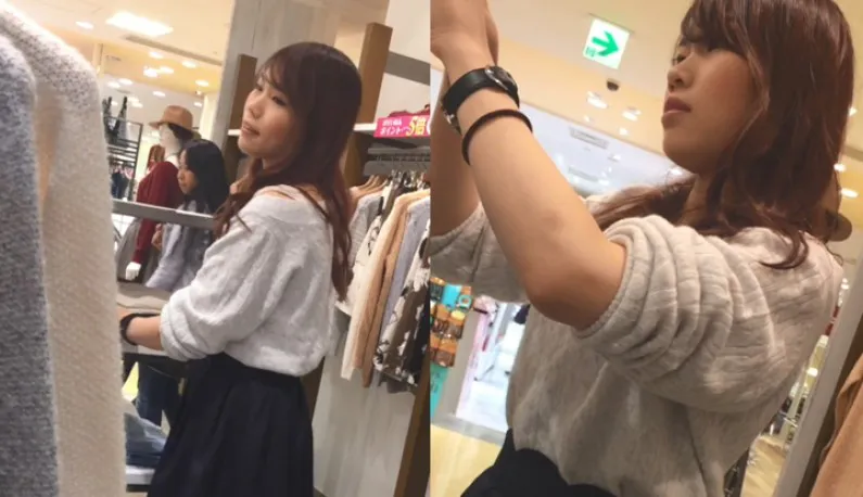 แอบถ่ายใต้กระโปรงพนักงานสาวๆ 58