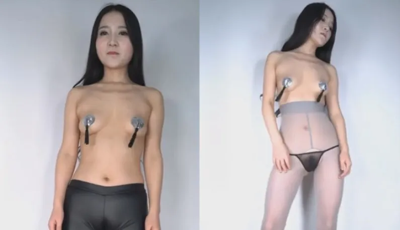 Sultry Nympho Young Cougar ~ Jiggling Her Boobies in Front of the Camera ~ Start That Electric Motor Ass Up!!