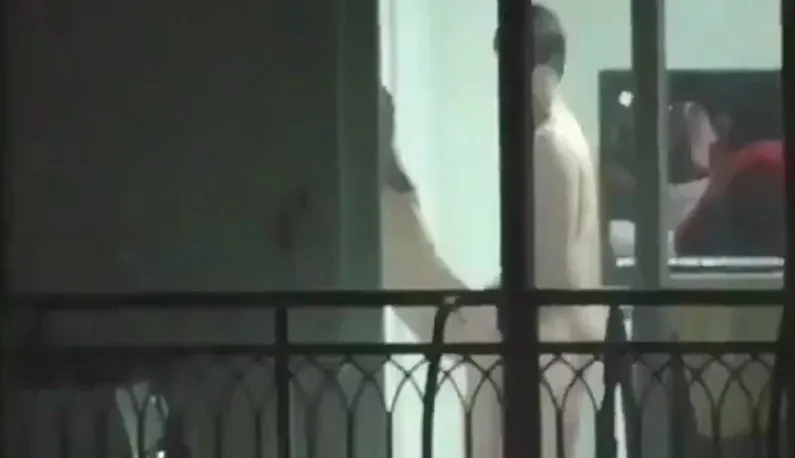 [Korean] Young Couple Next Door ~ Directly Shagging in the Living Room!! They Forgot to Close the Curtains So Everything is Recorded!!