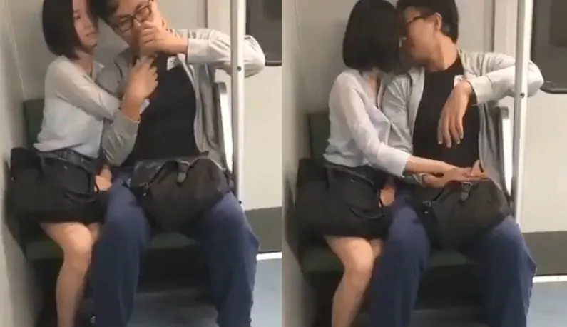 Subway Indulgent Love ~ Kissing and Licking… So Then They Should Head Straight to the Motel, Right?