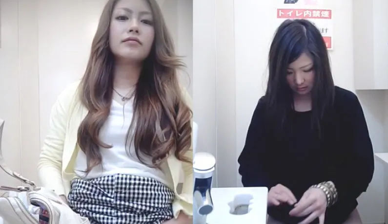 [Japanese] Real Record of Sneak Shots at the Restroom in the Department Store!!!