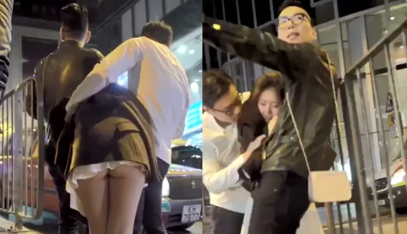 [Hong Kong] Taking Sneak Shots of Bro's Totally Wasted Girlfriend ~ Where Did Her Panties Go??