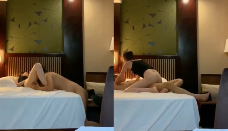中秋节约炮单位!!女同事没烤肉局~只好饿羊扑虎把同事吃干抹净~