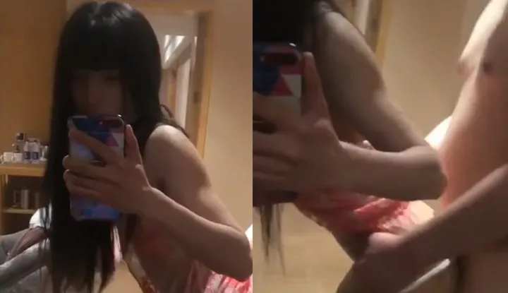 Em gái dâu tây tự quay?! Không dám kêu to đành nhẫn nại ~