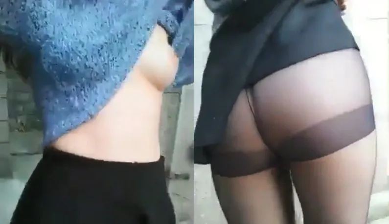 [Japon] Le soleil brille ~ OL soulève sa jupe dans la rue pour montrer ses seins ~