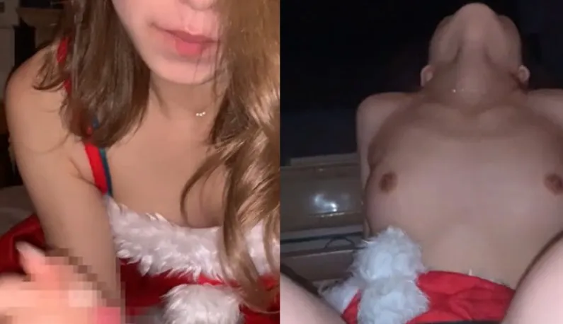 [Christmas Special] Christmas TikTok sister's selfie video leaked~ Just want to orally please you!! (FC2 PPV 1221415)