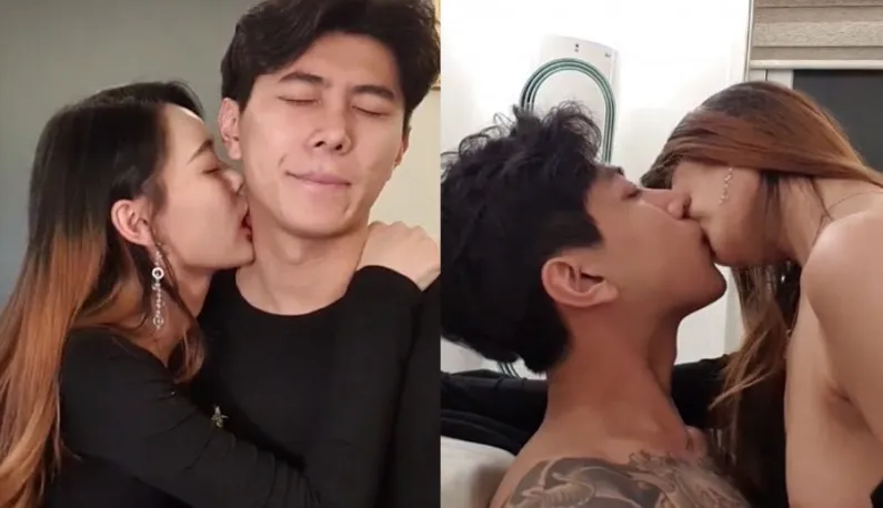 (Korean) Streamer Couple Fucking LIVE ~ Kissing Right In Front Of The Camera!!
