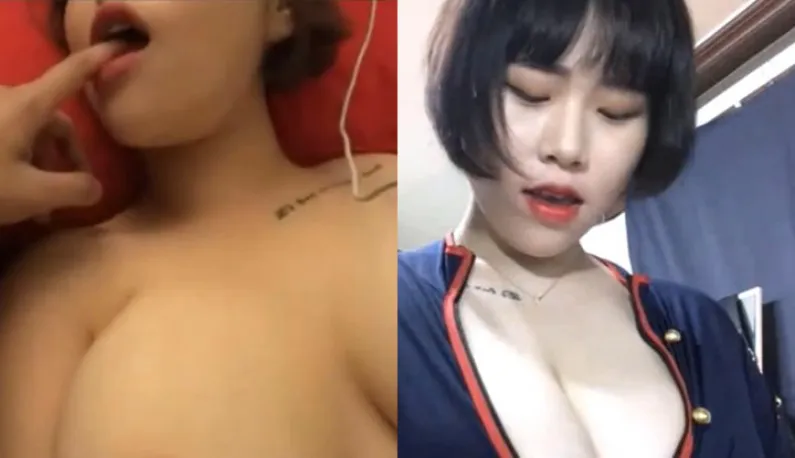 Watcng the cute big-breasted Korean girl licking the fingers of the dden mirror person... I really want to stuff a meat stick into her little mouth!