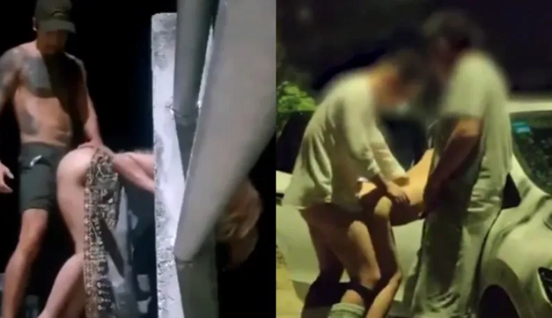 La protagoniste est le porte-sexe de tout le monde ! Uniquement pour l'usage de tous les membres du club de rencontres sauvages ! Montez à bord rapidement !