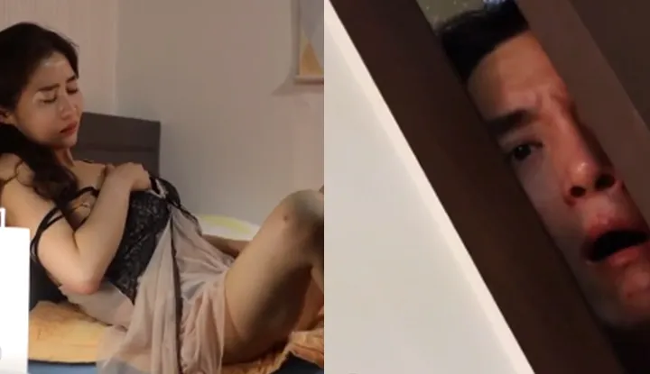 South Korean trd-tier movie "Sister's Man," after drinking he was easily aroused, and upon seeing s sister-in-law masturbating he rushed in.