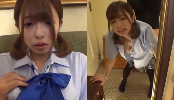 [Japanese] Innocent Looking Hairless Schoolgirl - 1 ~ Turns Out To Be A Nympho Slutty Cunt That Loves To Be Fucked in Front of the Mirror