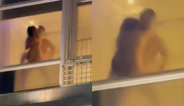 [Taiwanese] It's Hard Not To Look ~ Even If You Are Fucking In An Hotel You Still Gotta Make Sure All The Blinds Are Closed!!!