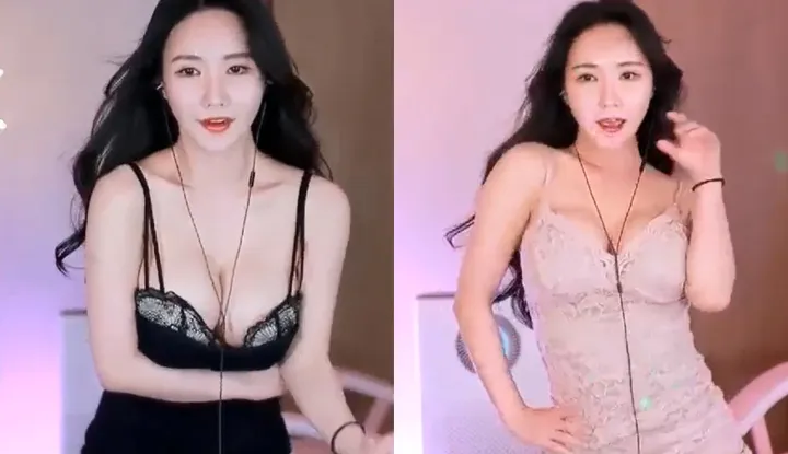 [Korea] Heftig tanzende lange Haare Mädchen ~ Tanzen und fast Nacktheit