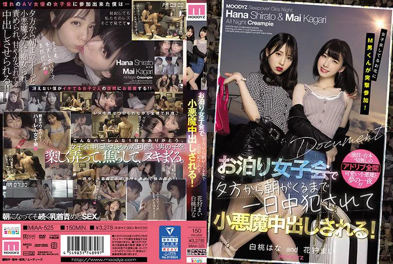 [AI Uncensored] - MIAA-525 A Masochistic Guy Crashes a Girls' Party at Someone's Home! He Gets Violated All Day from Evening Until Morning at a Sleepover Girls' Party and Gets Creampied by Little Devils! Hana Shirato, Mai Hanakari